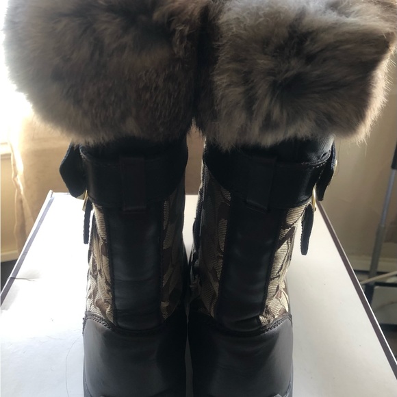 Coach Kimberly boots in signature brown - Picture 2 of 5